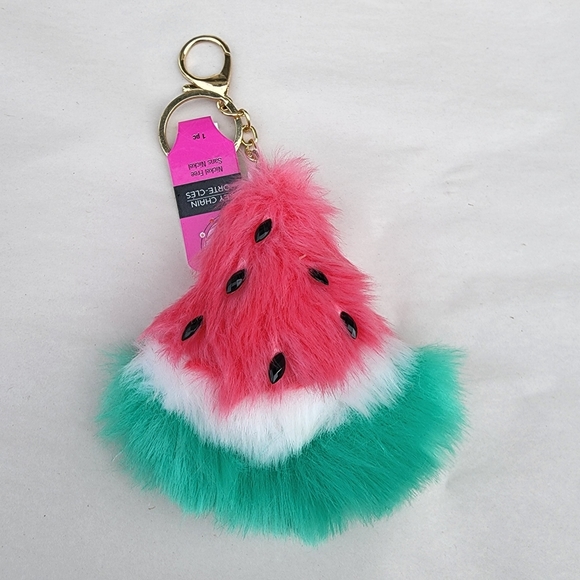 Sliced Watermelon Key Ring - Bag Charm - Picture 3 of 3